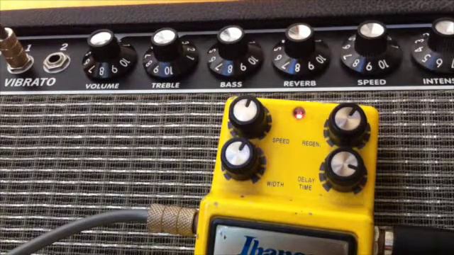 VINTAGE PEDALS - IBANEZ série 9 - flanger fl 9 смотреть онлайн