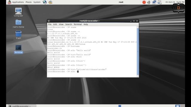 Linux Basic Commands (uname, echo, cal) | Linux | Brace Coder | Tamil смотреть онлайн