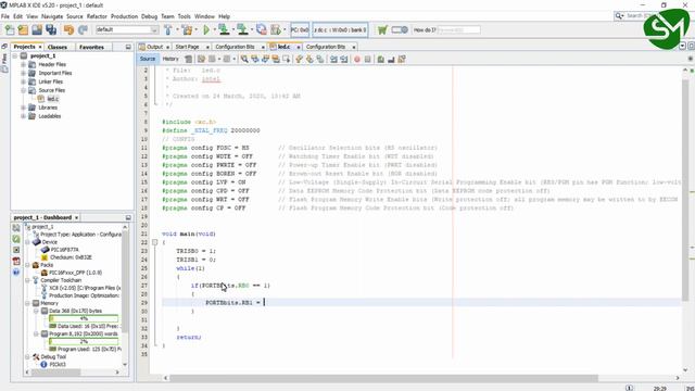 Interfacing push button and switches with PIC16F877A Microcontroller смотреть онлайн