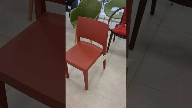 Стул Papatya Gyza Матово-красный смотреть онлайн