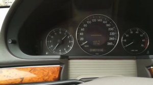 Сброс сервисного интервала на приборке w211 дорестайл