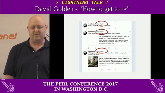 Lightning Talk by David Golden - "How I get to the ☞" смотреть онлайн
