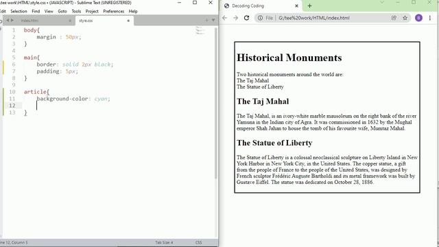 Comparing (main, article, aside, details and dialog tags) in HTML with CSS | Decoding coding смотреть онлайн