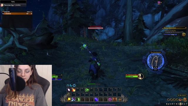 ASMR Highmountain cozy night-time🌙 questing - World of Warcraft ~ whispering & ingame music смотреть онлайн