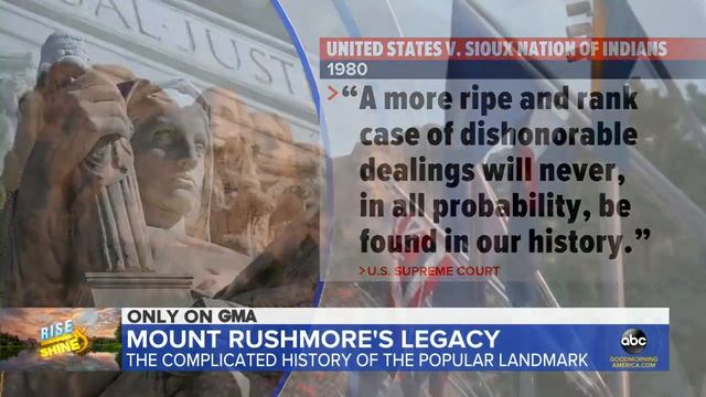 The complicated history of Mount Rushmore l GMA смотреть онлайн