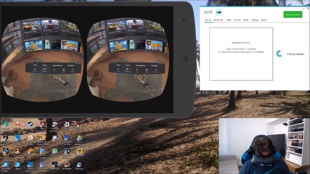 PLAY PC GAMES IN GEAR VR AND OCULUS GO WITH ALVR - FREE APP смотреть онлайн