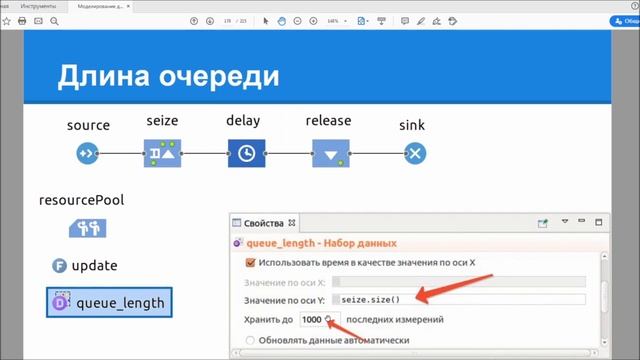 РК9. Моделирование технологических и производственных процессов. Сбор статистики в AnyLogic смотреть онлайн