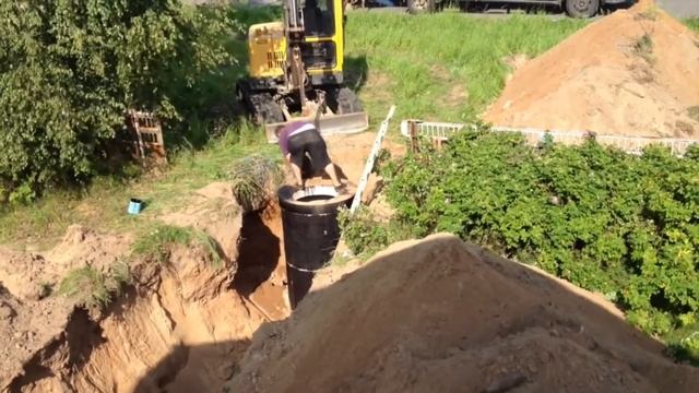 Септик из бетонных колец смотреть онлайн