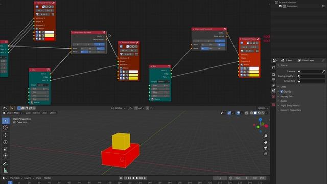 LIVENODING Aligning and Stacking Boxes Using SV Nodes смотреть онлайн