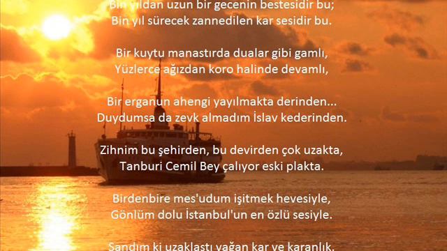 (MESUT ÇOBAN)YAHYA KEMAL BEYATLI смотреть онлайн