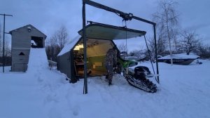Три упражнения для Владельцев Сноубайка,которые нужно делать в одного.#сноубайк #snowbike