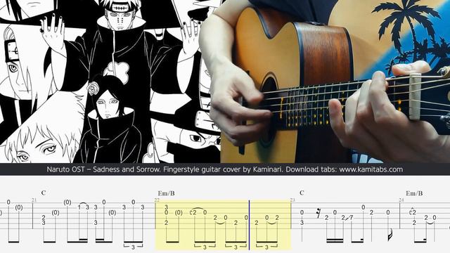 [Anime] Naruto – Sadness And Sorrow. Guitar Tabs