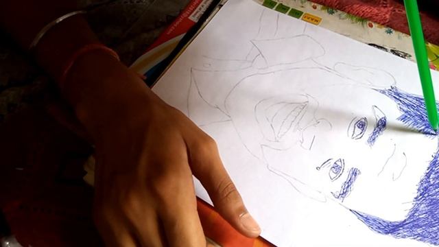 Drawing MS DHONI With Mouth ?No Hand Challange..... смотреть онлайн