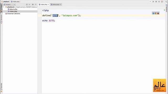 الثوابت في بي اتش بي PHP Constants смотреть онлайн