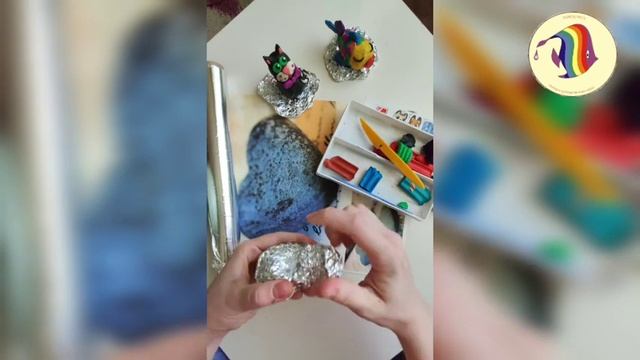 "Круглая скульптура". Видео-урок по ДПИ для 0 курса. смотреть онлайн