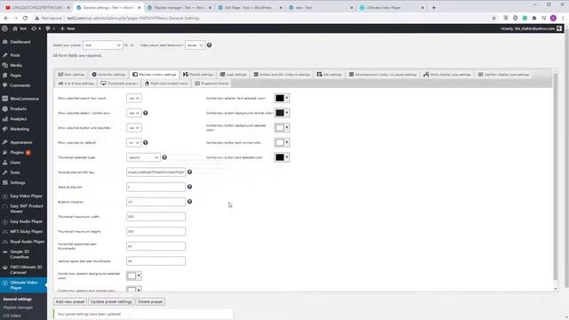 Ultimate Video Player Wordpress Plugin start at a playlist or video directly in the shortcode смотреть онлайн
