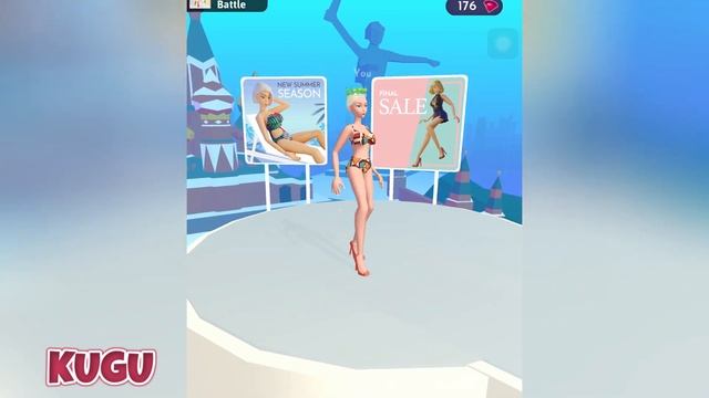Fashion Battle, Catwalk Battle 3D, Hair Challenge... Top Free Satisfying Mobile Game Walkthrough смотреть онлайн