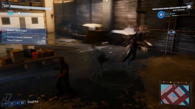 Spider-Man PS4 - Noir Suit Night Time Free Roam & Taking Down Fisk Hideout #1 | Combat Gameplay смотреть онлайн