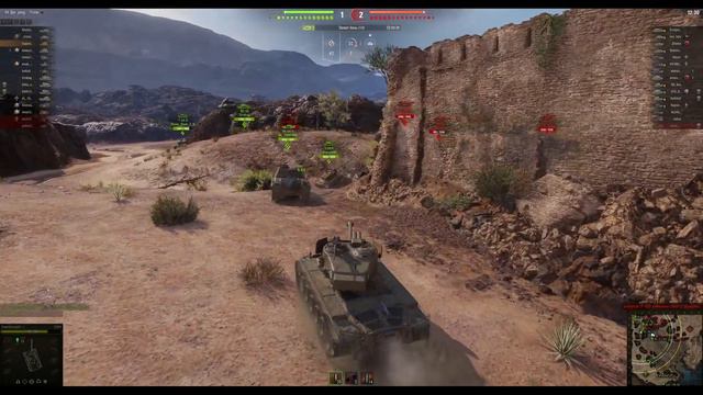 Супер Першинг T26E4 Эль Халлуф Мир Танков ход конем боевой пропуск царство теней WoT смотреть онлайн