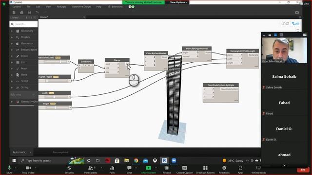 Introduction to Computational Design Using Autodesk Dynamo Workshop_Day 3 - Part 1_English & Arabic смотреть онлайн