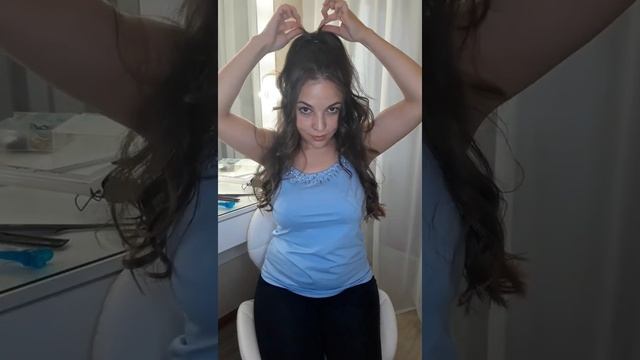 Прическа как у Арианы Гранде или Пальмочка из 90-х! смотреть онлайн