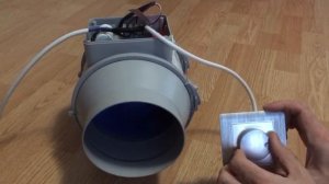 Канальный вентилятор Blauberg + регулятор скорости для вентилятора