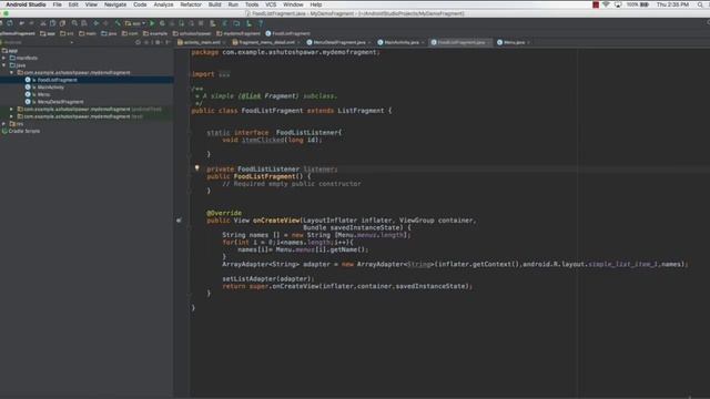 How to Add Listener in Fragments смотреть онлайн
