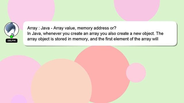 Array : Java - Array value, memory address or? смотреть онлайн