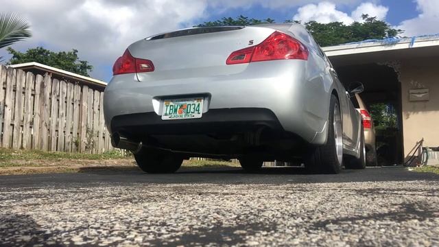 Infiniti g35 sedan ISR single exit cold start