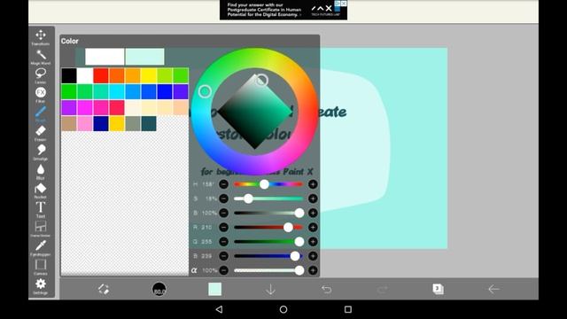 How to Create and Save Custom Colours - Ibis Paint X Tutorial смотреть онлайн