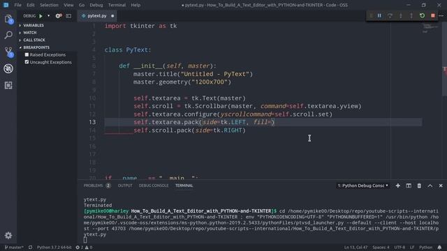 How To Build a Text Editor with PYTHON and TKINTER - (Part 1 of 3) смотреть онлайн