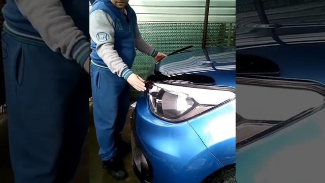 Установка дефлектор на капот #пранк #тюнинг #стеб #юмор #автотюнинг смотреть онлайн