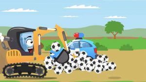 Мультики про машинки - Экскаватор Бульдозер и Грузовик Строительная Техника Новые Мультфильмы