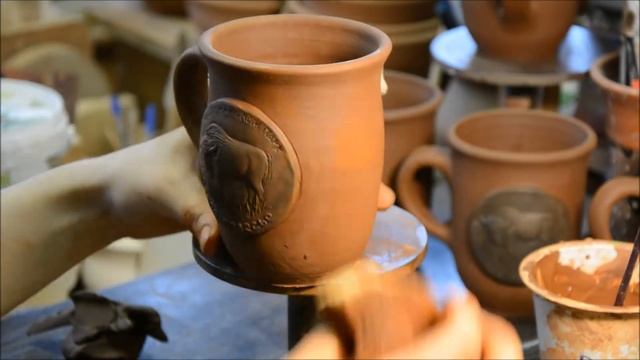 Декорирование кружки "Орловское полесье". Decorating mugs "Orel Polesie". смотреть онлайн