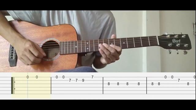 Past Lives (Easy Guitar Tutorial Tabs) смотреть онлайн