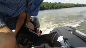 Второй день обкатки мотора HDX  9.9