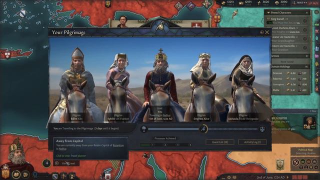 Duke Robert "the Fox" of Apulia - Crusader Kings 3 - Part 27 смотреть онлайн