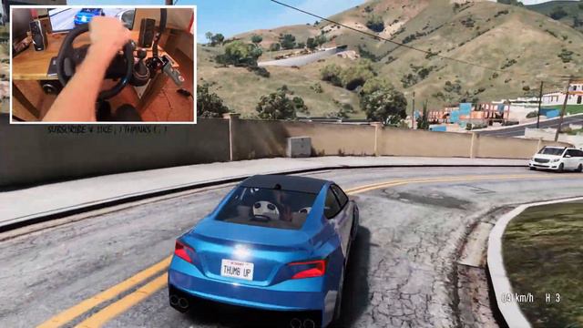GTA V - Subaru WRX Concept | Logitech G29 ? Ray Tracing mod ! смотреть онлайн