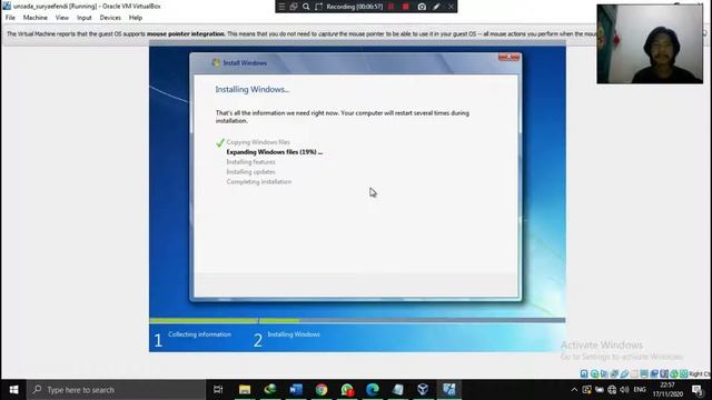 Tutorial Instalasi Windows 7 di Oracle VM Virtual Box смотреть онлайн
