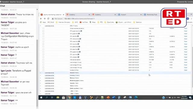 Zabbix App Config חלק 2 - קורס devops смотреть онлайн