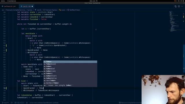 Feersum Scheme - Writing a Lexer смотреть онлайн