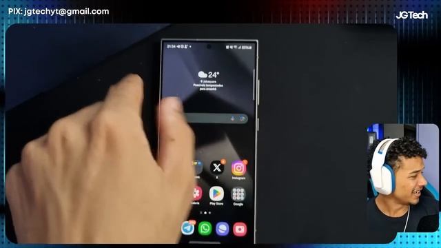 ?Galaxy S24 Ultra CHEGOU - Testes AO VIVO | #BatePapo смотреть онлайн