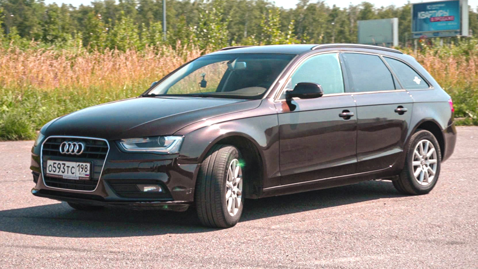 Audi A4 B8 универсал - большой и шустрый. Разгон 0-100