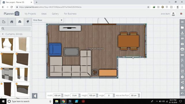 How to make 3d plan in planner 5d !! interior decor !! смотреть онлайн