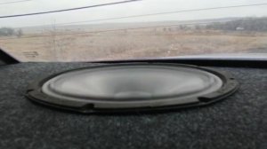 Динамики Урал молния АС-МЛ250 в полке приоры