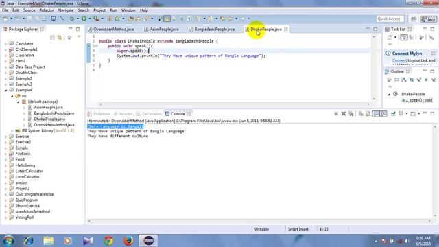#09 Basic java tutorial in bangla ( Overriden Method using super & this Keyword ) смотреть онлайн