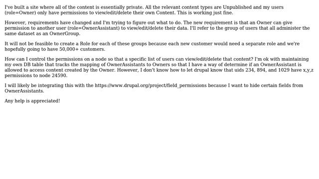 Drupal: Giving permissions to a node to multiple accounts without creating a new role смотреть онлайн