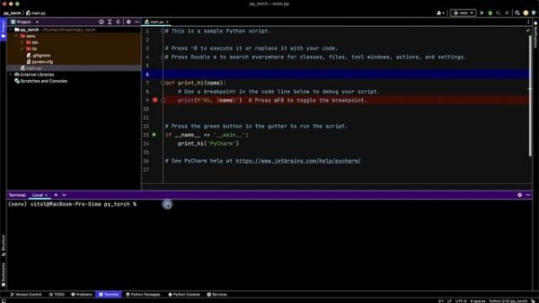 Как установить и использовать PyTorch