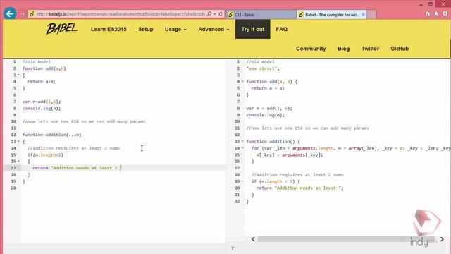 00 Intro to Babel JavaScript Transpiler смотреть онлайн