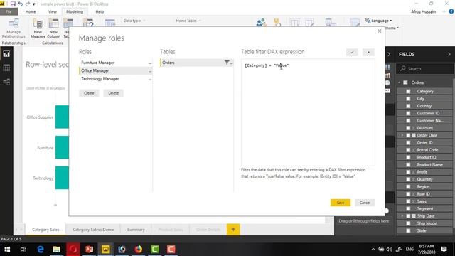 Row-level security (RLS) with Power BI смотреть онлайн